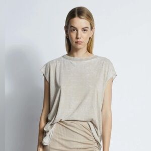 NSF Savage Short Sleeve Burnout muscle tee | Color Fuzz | Size Large